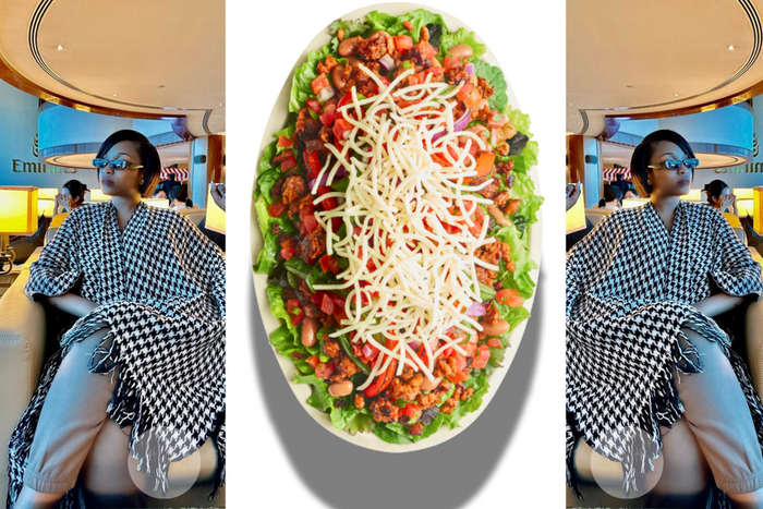 Irene Ntale goes out to Las Vegas for Shs50k beloved Mexican meal/Instagram