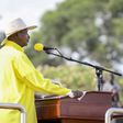 President Yoweri Museveni campaigning in Dokolo on Tuesday