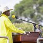 President Yoweri Museveni campaigning in Dokolo on Tuesday