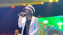 Madoxx Sematimba performing at Roast and Rhyme