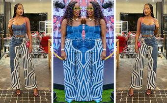 The issue with Vinka and DJ Alisha's matching denim outfits/Instagram
