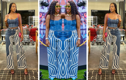 The issue with Vinka and DJ Alisha's matching denim outfits/Instagram