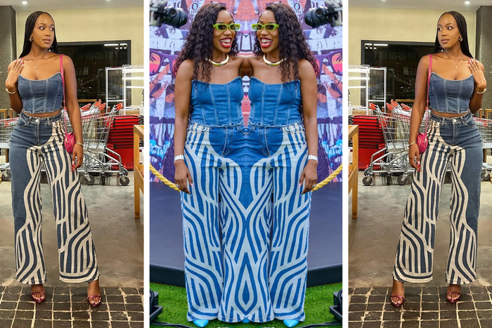 The issue with Vinka and DJ Alisha's matching denim outfits/Instagram