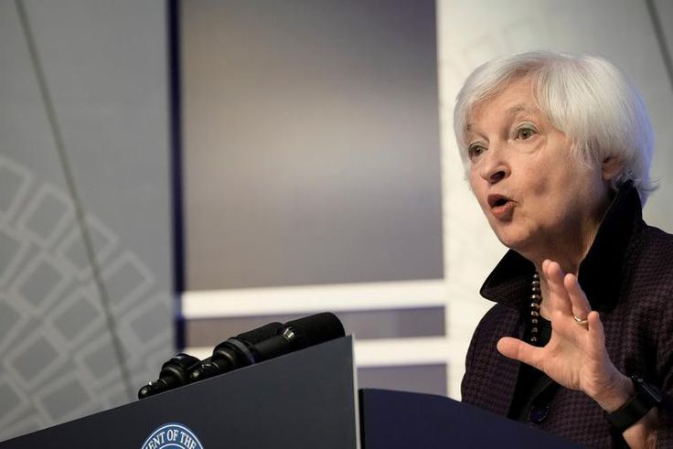 U.S. Treasury Secretary Janet Yellen at IMF headquarters in  October 2022 in Washington, DC.Drew Angerer/Getty Images