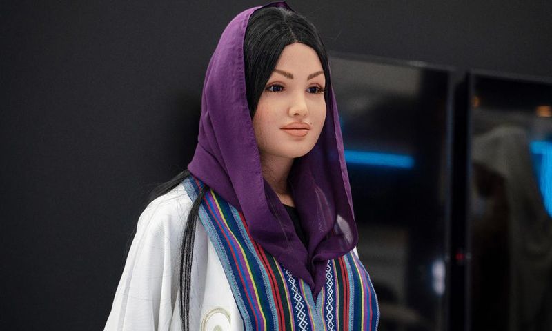 An image of 'Sara' the humanoid robot, created by Saudi firm QSS AI and Robotics.Courtesy of QSS AI and Robotics
