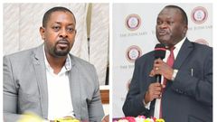 Hon Dan Kimosho and Chief Justice Owiny-Dollo