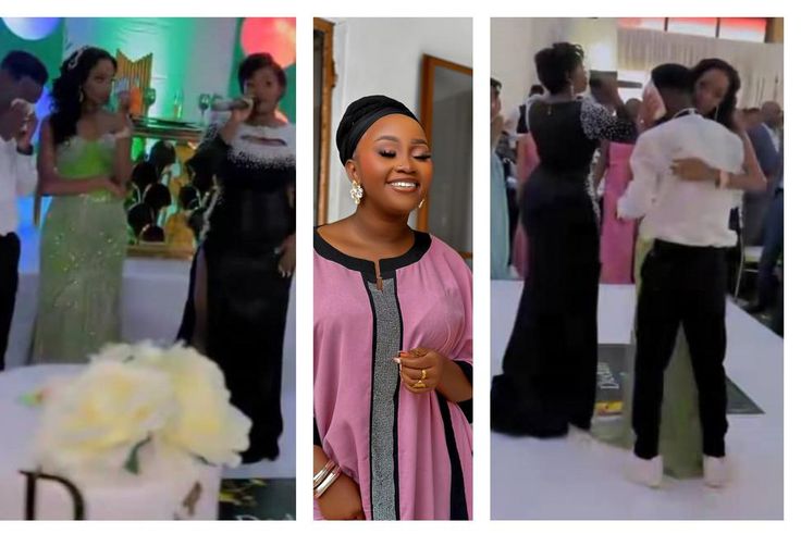 Carol Nantongo had the newly weds in tears