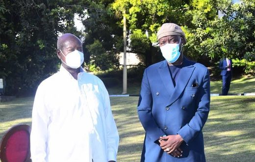 President Yoweri Museveni met with Eddy Kenzo on Monday