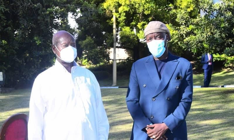 President Yoweri Museveni met with Eddy Kenzo on Monday