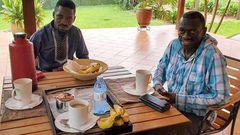 Dr Kizza Besigye and Bobi Wine