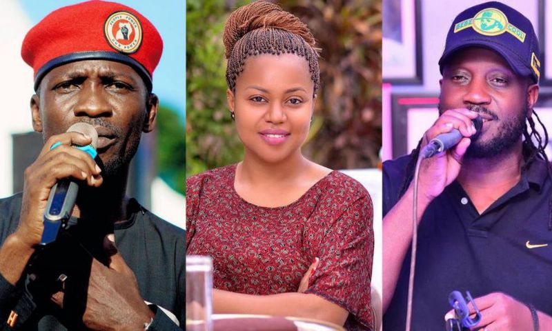 Bobi Wine, Zuena Kirema and Bebe Cool