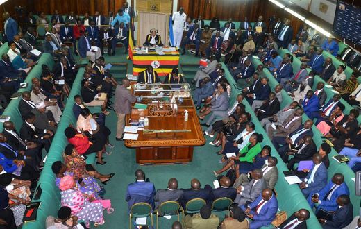 The Ugandan Parliament.AP Photo/Ronald Kabuubi