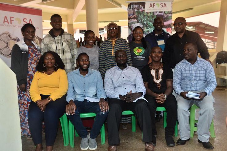 Market traders, farmers and suppliers of agroecology products who took part in the AFSA , PELUM workshop in Entebbe this week