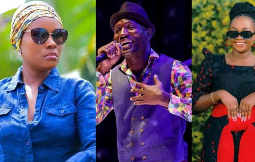 Juliana Kanyomozi, Eddie Yawe and Carol Nantongo