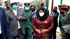 President of Uganda and President of Tanzania