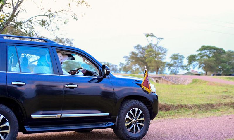 President Yoweri Museveni recounted surviving a car crash decades ago