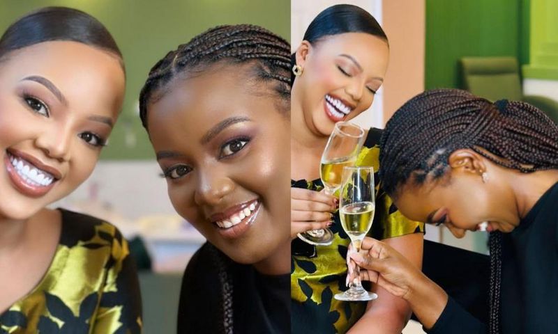 Jolly Mutesi and Phiona Nayebale