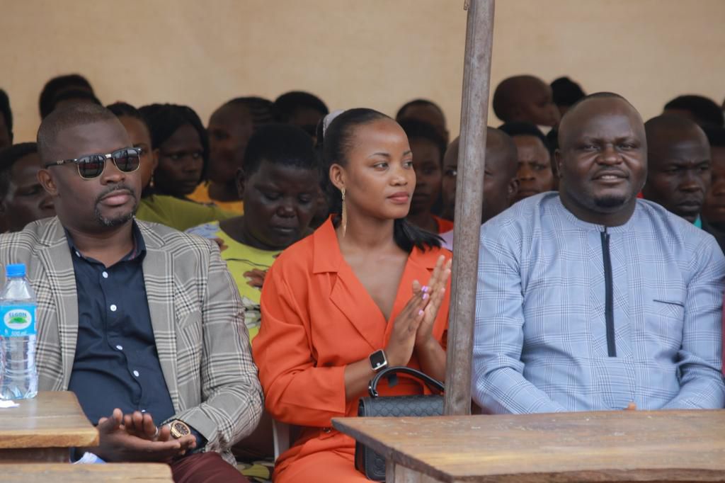 Stephen Keddi and Andrew Kyamagero at the event