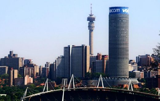 Skyline of Johannesburg, South Africa