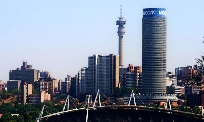 Skyline of Johannesburg, South Africa