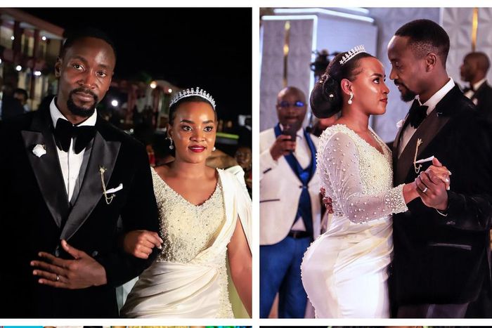 Kyabazinga Nadiope Gabula and Queen Jovia Mutesi at their wedding reception