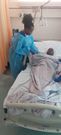 Hon Muhammad Ssegirinya on his hospital bed
