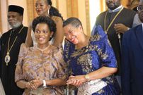 Buganda Queen Nnaabagereka Sylvia Nagginda  and House Speaker Anita Among