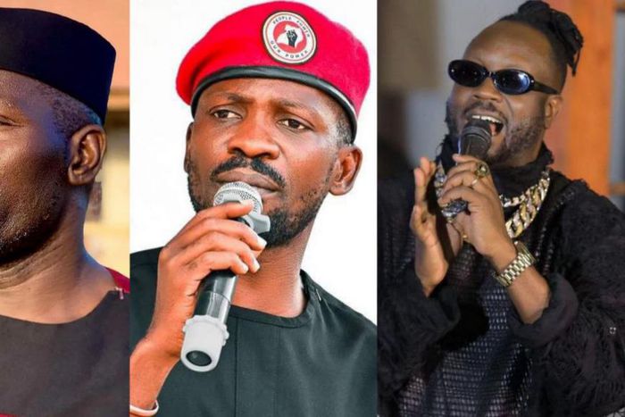 Eddie Yawe, Bobi Wine and Bebe Cool