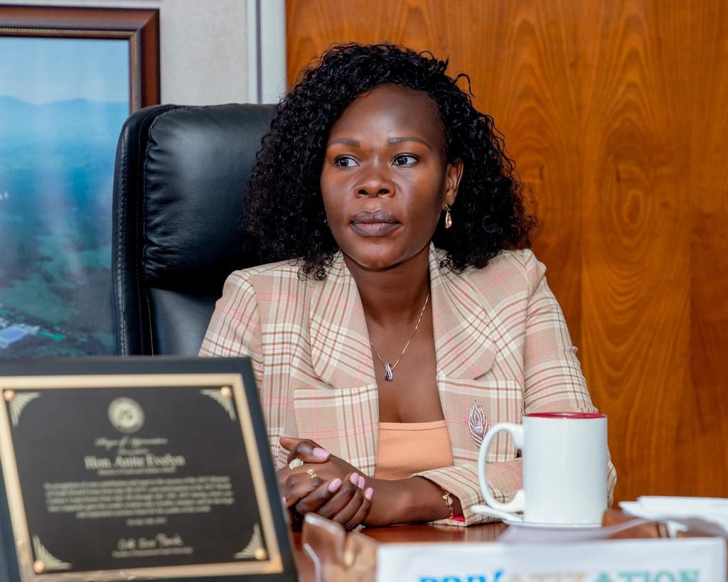 State Minister for Investment and Privatisation Hon Evelyn Anite