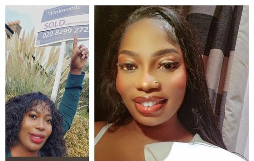 Ritah Kaggwa purchased a new home in London