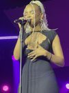 Songstress Ceee on stage