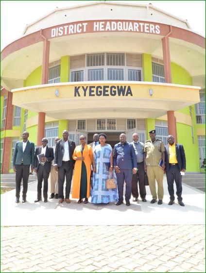 Hon Kaboyo with the Kyegegwa civilian veterans