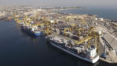 Port in Dakar Senegal