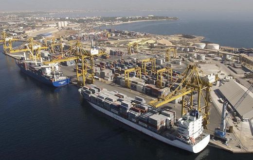Port in Dakar Senegal