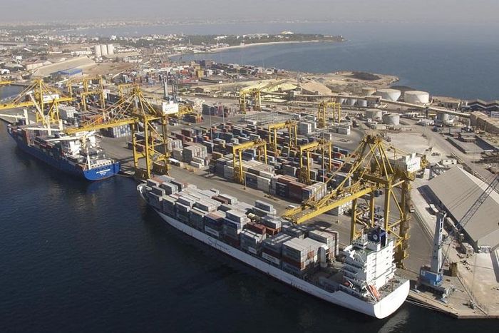 Port in Dakar Senegal