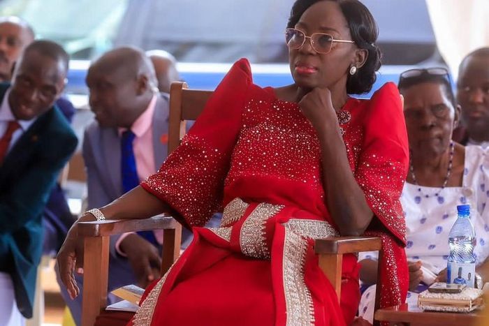 Minister for East African Affairs Rt Hon Rebecca Kadaga at the wedding