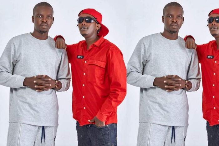 Feffe Bussi with Vincent Mubiru