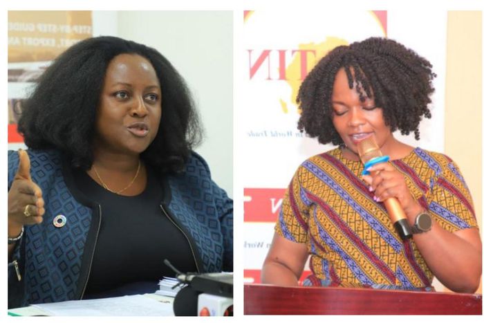 PS Geraldine Ssali and Sandra Karyn Aneno