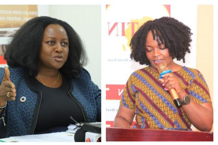PS Geraldine Ssali and Sandra Karyn Aneno