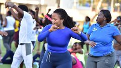 Fitness and wellness enthusiasts at the last edition of Lucky's Groove Back