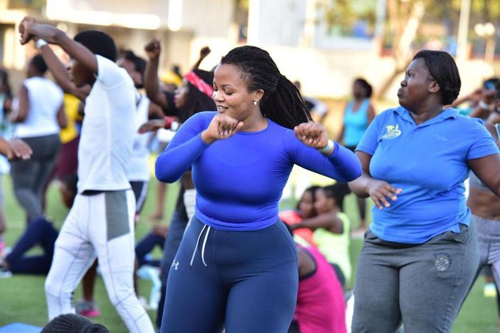 Fitness and wellness enthusiasts at the last edition of Lucky's Groove Back