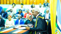 Deputy Speaker Thomas Tayebwa chaired today's session