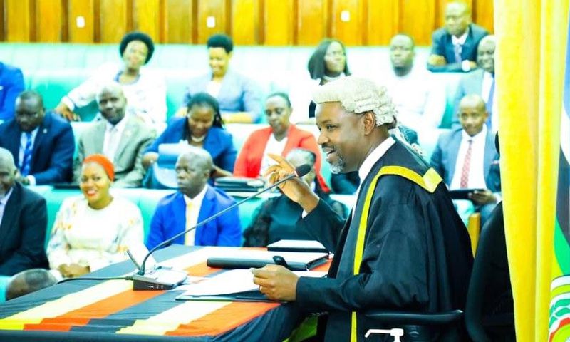 Deputy Speaker Thomas Tayebwa chaired today's session