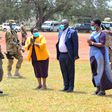 President Yoweri Museveni arriving at the National Leadership Institute o Thursday