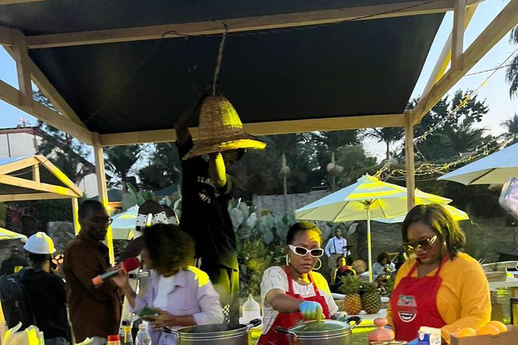 Fatuma Asha and Faith Presh taking on the challenge