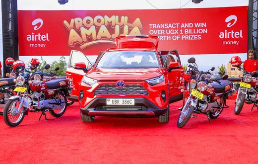 Customers are to win New Toyota RAV 4 Hybrid, Boda Bodas and Money.