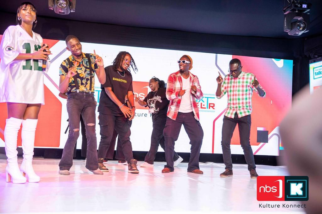 Dance off on stage at the Next Media Talks