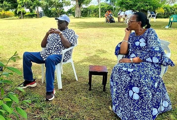 Gen David Sejusa and his wife