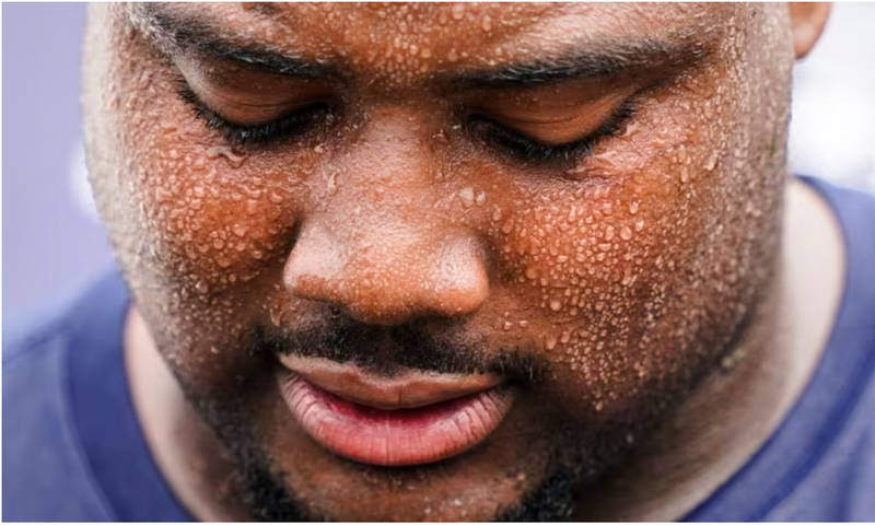 With the heat comes sweat [CBC]
