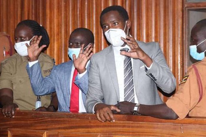 Muhammad Ssegirinya and Allan Ssewanyana